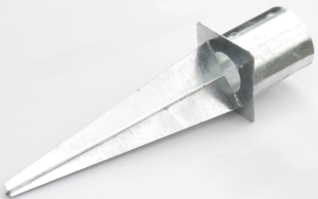 120 mm rund Pfosten-träger Einschlag-hülse Bodenhülse Holz-pfosten